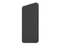 mophie powerstation mini - Strømbank - 5000 mAh - 2.4 A - 2 utgangskontakter (USB, USB-C) - på kabel: USB-C - svart