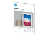 HP Advanced Glossy Photo Paper - Blank - 130 x 180 mm 25 ark fotopapir - for ENVY 50XX, 76XX ENVY Inspire 7920 Officejet 52XX, 80XX Photosmart B110, Wireless B110