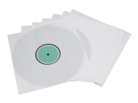 Hama LP Inner Sleeves - CD/DVD-muffe - kapasitet: 1 CD/DVD - hvit (en pakke 10)