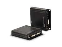 Lindy 39245, Sender og Mottaker, Koblet med ledninger (ikke trådløs), 140 m, Cat6, 60 Hz, Sort