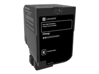 Lexmark - Høy ytelse - svart - original - tonerpatron LCCP, LRP - for Lexmark CX725de, CX725dhe, CX725dthe