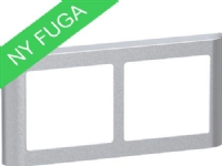 LAURITZ KNUDSEN FUGA SOFT designramme 2 modul vandret, stålmetallic.