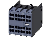 SIEMENS Auxiliary switch on the front, 2 NO + 2 NC Current path 1 NO, 1 NC, 1 NC, 1 NO for 3RH and 3RT fjederterminaler 53/54, 61/62, 71/72,