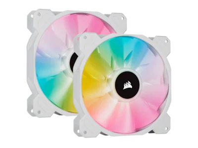 Corsair iCUE SP140 RGB ELITE Hvit Vifte 2pk