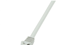 LogiLink PrimeLine - Koblingskabel - RJ-45 (hann) til RJ-45 (hann) - 7.5 m - SFTP, PiMF - CAT 6a - halogenfri, formstøpt, uten hindringer - grå