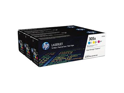 HP Toner 305A Tre Farger