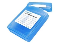 LogiLink 3.5 HDD Protection Box for 1 HDD - Beskyttelsesboks for harddisk - blå