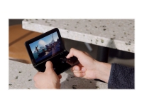 Microsoft Surface Duo 2 - 5G smarttelefon - dobbelt-SIM - RAM 8 GB / 256 GB - OLED-display - 8.3 2688 x 1892 piksler (90 Hz) - 3x bakkamera 12 MP, 12 MP, 16 MP 12 MP - obsidian