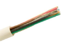 NEXANS alarmkabel, halogenfri 1x4x0,22mm2 FQQXB hvid, ring kabeldiameter 3,7mm - (100 meter)