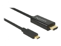 Delock - Ekstern videoadapter - Parade PS171 - USB-C - HDMI - svart - løsvekt