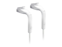 Ubiquiti UniFi - Koblingskabel - RJ-45 (hann) til RJ-45 (hann) - 8 m - 3 mm - CAT 6 - med støvel - hvit