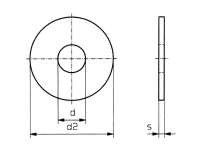 Underlægsskiver 3.2 mm 9 mm Rustfrit stål A2 100 stk TOOLCRAFT 3,2 D9021-A2 194716