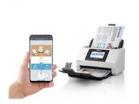 Epson WorkForce DS-790WN - Dokumentskanner - Dupleks - A4/Legal - 600 dpi x 600 dpi - inntil 45 spm (mono) / inntil 45 spm (farge) - ADF (100 ark) - inntil 7000 skann pr. dag - USB 3.0, Gigabit LAN, Wi-Fi(n), USB 2.0 (Host)