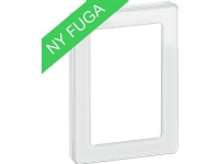 LAURITZ KNUDSEN FUGA PURE designramme glas 1,5 modul, hvid.