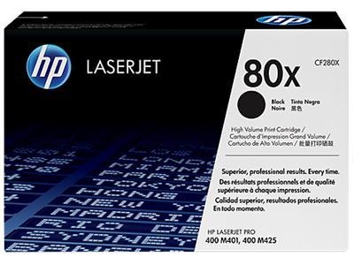 HP Toner 80X Sort