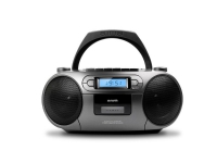 Aiwa BBTC-550MG, 1,5 kg, Svart, Sølv, Bærbar CD-spiller