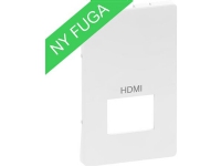 LAURITZ KNUDSEN Afdækning for FUGA 1xHDMI 1½Modul hvid