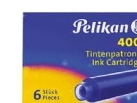 Pelikan 4001 TP/6 - Blekkpatron - kongelig blått - 0.8 ml - pakke av 6 - for Pelikano P481 R480 Junior P67