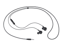 Samsung EO-IA500 - Ørepropper med mikrofon - i øret - kablet - 3,5 mm jakk - svart