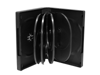 MediaRange BOX03, DVD-etui, 10 disker, Sort, Plast, 33 mm, 136 mm