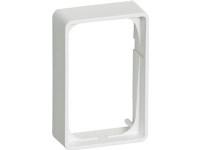 LAURITZ KNUDSEN FUGA® ramme Baseline 50 1,5 modul 21 mm høj, hvid.