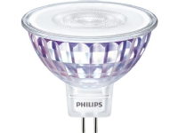 Philips - LED-pære for søkelys - form: MR16 - GU5.3 - 7 W (ekvivalent 50 W) - klasse F - varmt hvitt lys - 2700 K