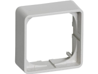 LAURITZ KNUDSEN FUGA® ramme Baseline 50, 1 modul 21 mm høj, lysegrå.