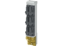 ABB SLD 263 3-polede sikringsafbryderliste DZ til Kabeldon, 2-afgang 63A Diazed, 6 moduler. Nul klemme bestilles særskilt.
