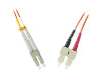 MicroConnect - Nettverkskabel - LC/PC-multimodus (hann) til SC/PC-multimodus (hann) - 5 m - fiberoptisk - 50 / 125 mikroner - OM3