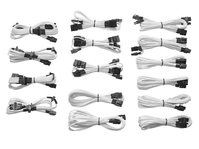 Corsair Professional Sleeved Cable White