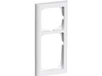 LAURITZ KNUDSEN LK FUGA® Antibakteriel ramme Softline 63 2,5 modul hvid.