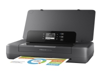 HP Officejet 200 Mobile Printer - Skriver - farge - ink-jet - A4/Legal - 1200 x 1200 dpi - inntil 20 spm (mono) / inntil 19 spm (farge) - kapasitet: 50 ark - USB 2.0, USB-vert, Wi-Fi