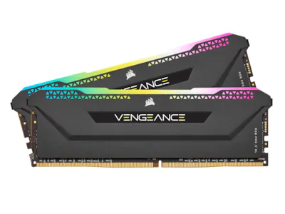 Corsair Vengeance RGB PRO SL DDR4 3200Mhz 32GB (sort)