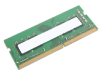 Lenovo - DDR4 - modul - 8 GB - SO DIMM 260-pin - 3200 MHz / PC4-25600 - 1.2 V - ikke-bufret - ikke-ECC - for ThinkCentre M70q M80q M90a M90q ThinkPad E14 Gen 2 E15 Gen 2 L14 Gen 1 L15 Gen 1 P1 (3rd Gen) P14s Gen 1 P15 Gen 1 P15s Gen 1 P15
