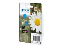 Epson 18XL - 6.6 ml - XL - cyan - original - blære med RF-alarm - blekkpatron - for Expression Home XP-212, 215, 225, 312, 315, 322, 325, 412, 415, 422, 425