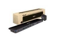 Club 3D Triple Display Dynamic PD Charging Dock - Dokkingstasjon - USB-C - VGA, HDMI, DP - GigE - 65 watt