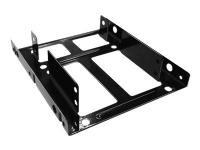 RaidSonic ICY BOX IB-AC643 - Uttagbar harddiskramme - 3.5 to 2 x 2.5 - svart