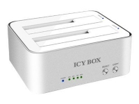 RaidSonic ICY BOX IB-120CL-U3 - Diskkontroller med dataindikator, strømindikator, på/av-strømbryter - 2,5 / 3,5 delt - SATA 1.5Gb/s - RAID JBOD - USB 3.0