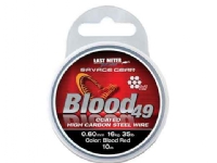 SG Blood49 0.60mm 16kg 35lb Coated Red 10m
