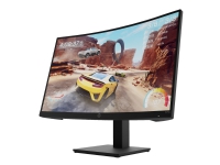 HP X27qc Gaming Monitor - LED-skjerm - gaming - kurvet - 27 - 2560 x 1440 QHD @ 165 Hz - VA - 350 cd/m² - 3000:1 - 1 ms - HDMI, DisplayPort