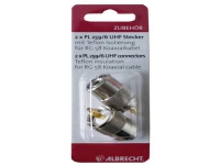 Albrecht Albrecht Stecker 2er-Blister (PL259/6 Zweier-Blister Set)