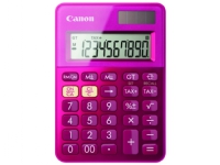 Canon LS-100K - Skrivebordskalkulator - 10 sifre - solpanel, batteri - metallisk rosa