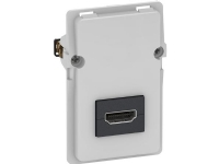 LAURITZ KNUDSEN FUGA® HDMI-udtag Passivt HDMI-udtag, T3, 1,5 modul - Uden afdækning