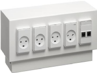 HAGER Installationsboks 10S BOX højde 170 mm, bredde 120 mm, længde 345 mm perlehvid RAL 9016