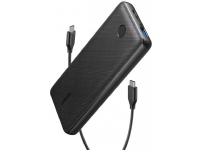 Anker PowerCore III Sense 20000 - Strømbank - 20000 mAh - 20 watt - 3 A - IQ, IQ 3.0, PD - 3 utgangskontakter (USB, USB-C) - svart