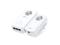 TP-Link - Powerline Wi-Fi Kit - bro - HomePlug AV (HPAV), HomePlug AV (HPAV) 2.0, IEEE 1901 - veggpluggbar