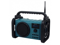 Soundmaster DAB80, Bærbar, DAB+, 5 W, Svart, Blå, Rotasjon, Lithium-Ion (Li-Ion)