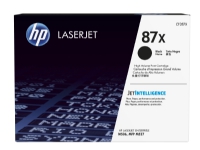 HP 87X høykapasitet svart original LaserJet-tonerkassett, 18000 sider, Sort, 1 stykker