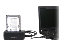 StarTech.com SuperSpeed USB 3.0 to SATA Hard Drive Docking station for 2.5/3.5 HDD - HDD Docking station - SATA Dock - HDD-dokkestasjon - brønner: 1 - 2.5, 3.5 - SATA 3Gb/s - USB 3.0 - svart - for P/N: PEXUSB3S24, PEXUSB3S44V, SVA12M2NEUA, SVA12M5N