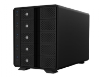 ICY BOX IB-3805-C31 - Harddiskarray - 5 brønner (SATA-600) - USB 3.1 Gen 2 (ekstern)